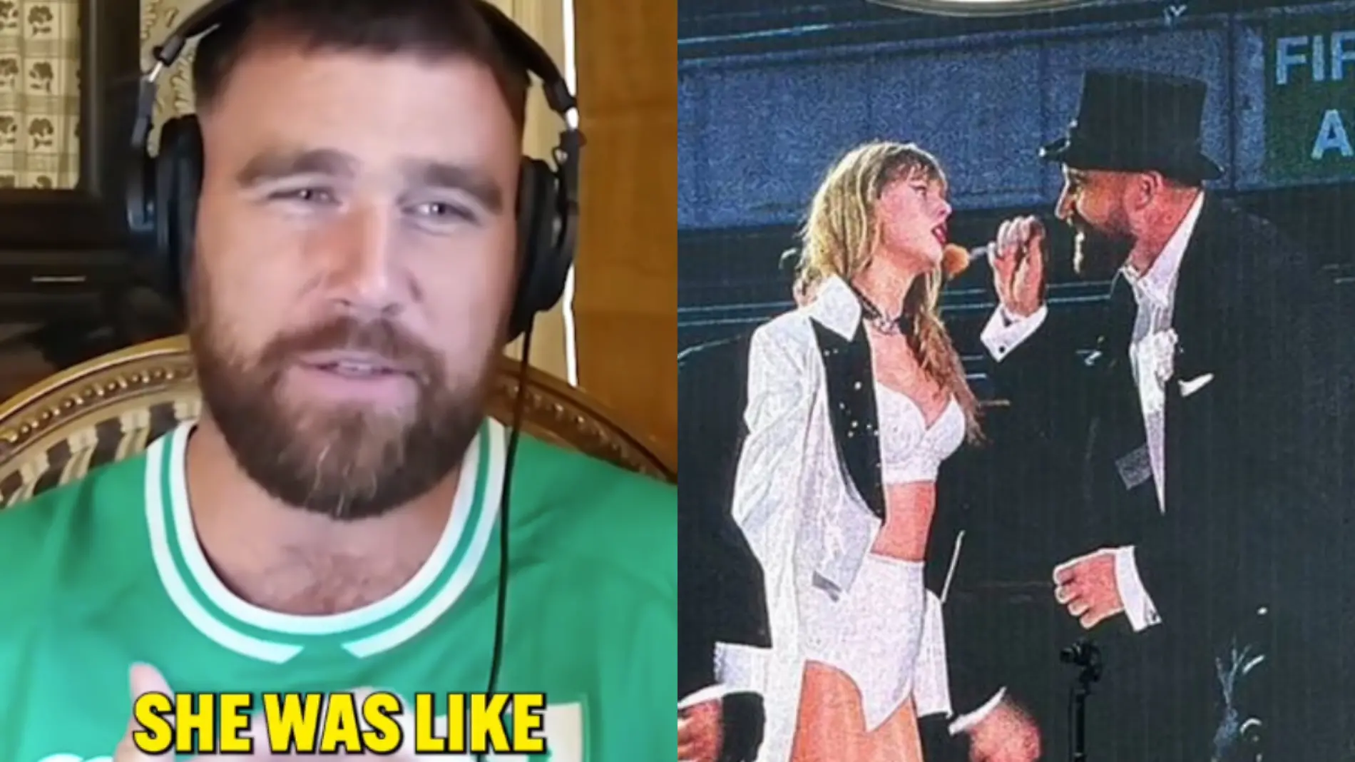 Travis Kelce en The Eras Tour de Taylor Swif (1)